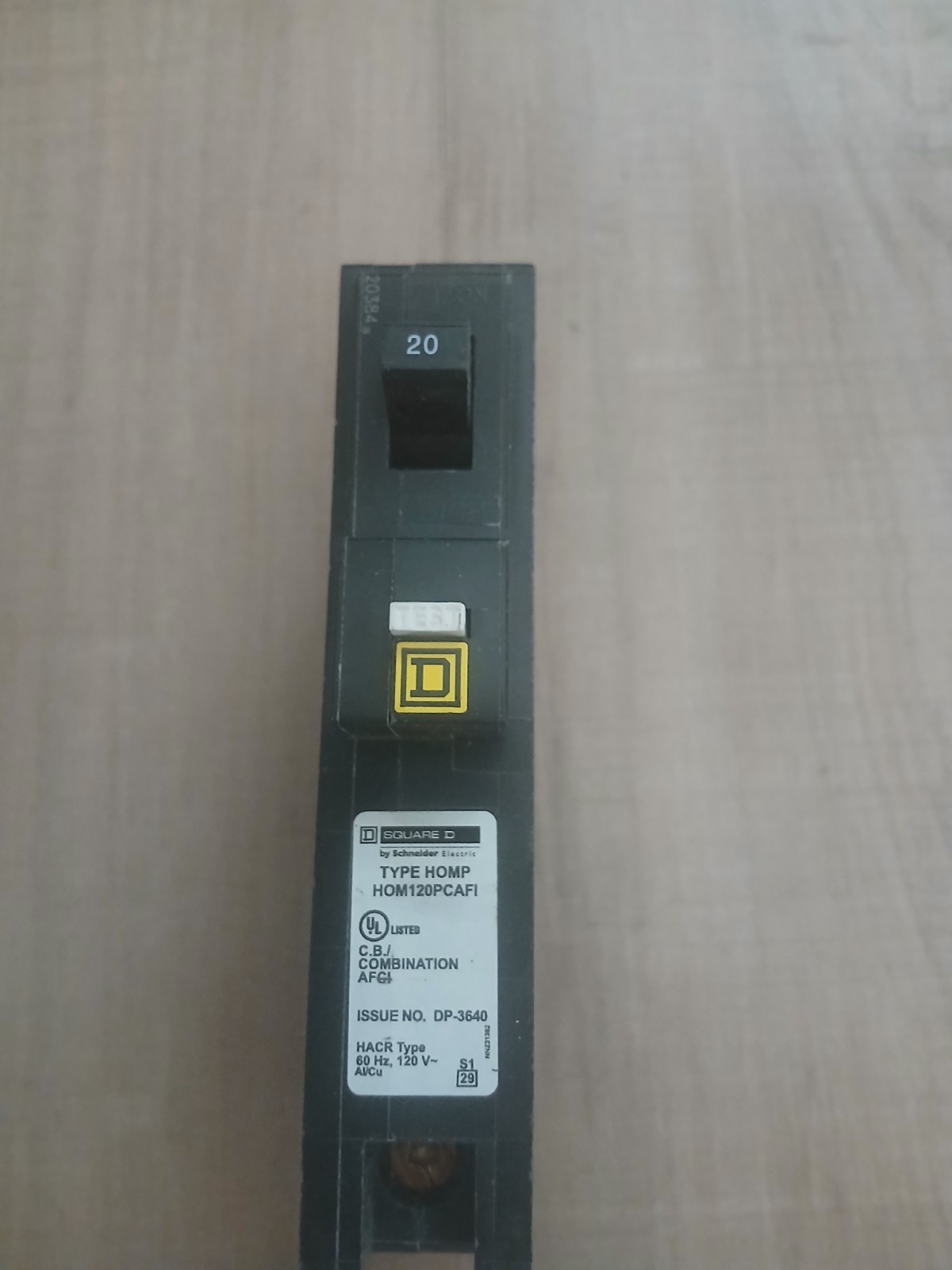 10 pack Square D HOM120CAFI 20 A Circuit Breaker