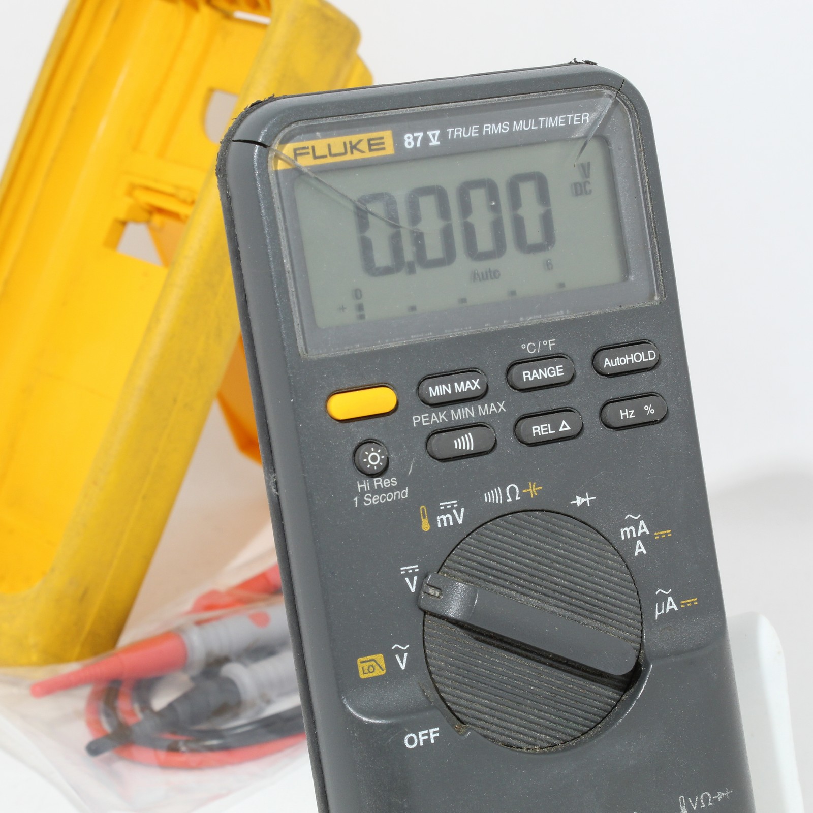 READ Fluke 87-V (87V) True RMS Digital Handheld Multimeter BUNDLE