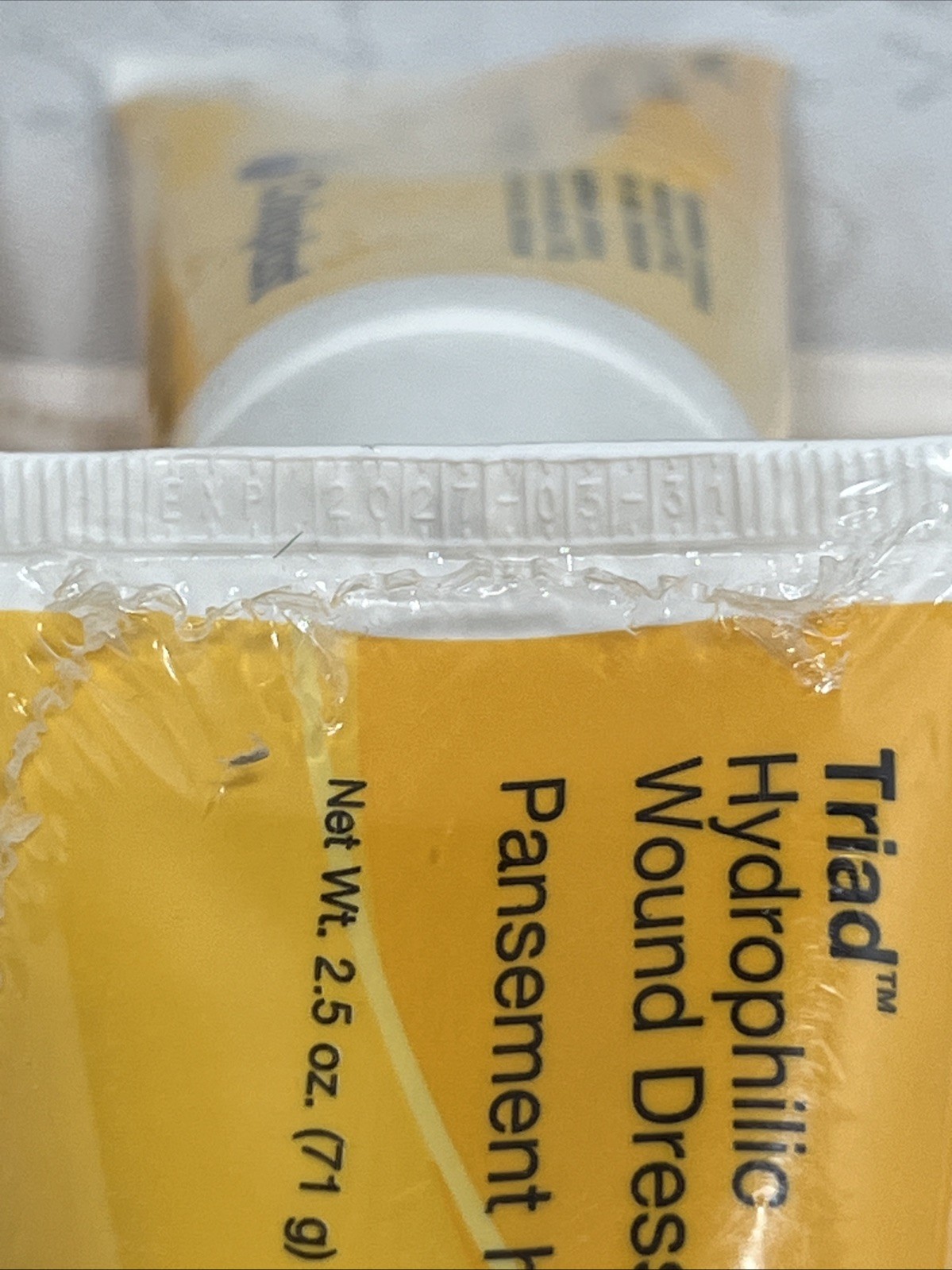 Coloplast Triad Hydrophilic Wound Dressing 2.5 Oz 7 Tubes NEW SEALED