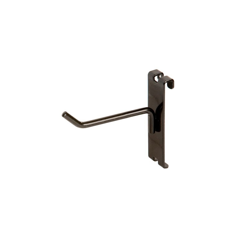 Gridwall Hooks: 1″, 2″, 4″, 6″, 8″, 10″, 12″ – Black, White, Chrome – FREE SHIP!