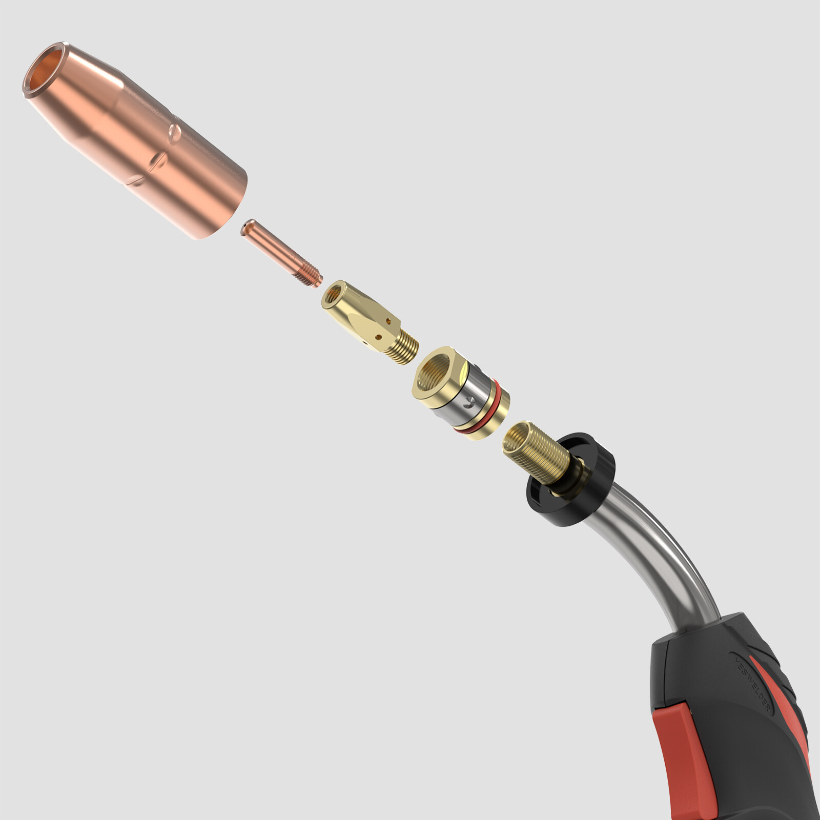 15ft 250 Amp Mig Welding Gun Torch Stinger Replacement fit Millermatic 212 & 252
