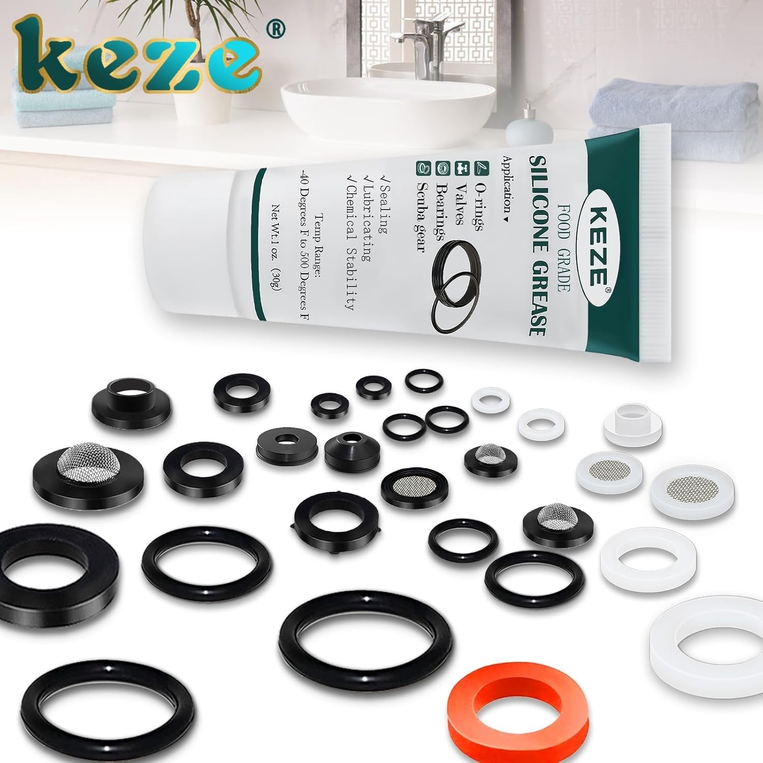 Silicone Grease Waterproof Food Grade Silicone Sealant Lubricant for Plumbers