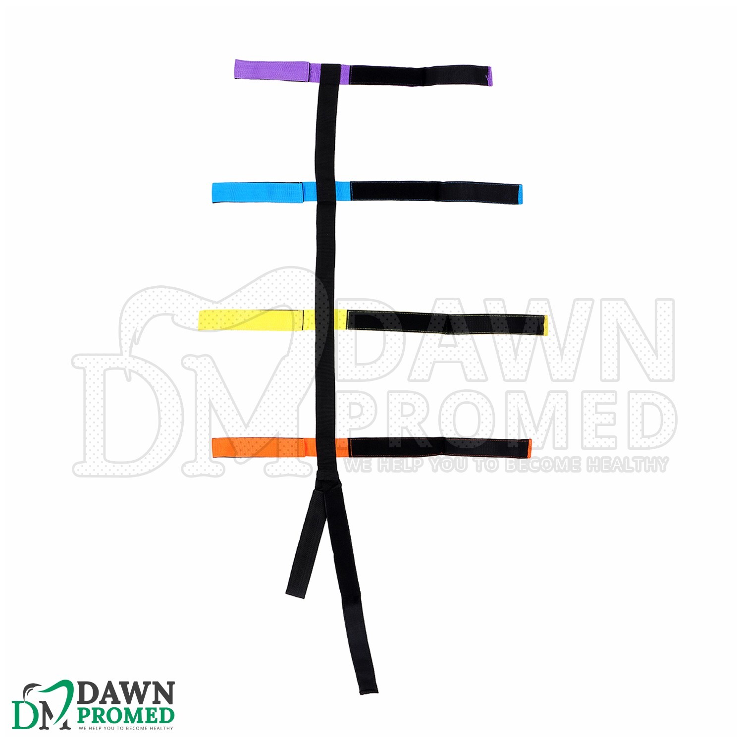 Backboard Spine Board Stretcher Immobilization Color Coded Spider Straps EMT/EMS