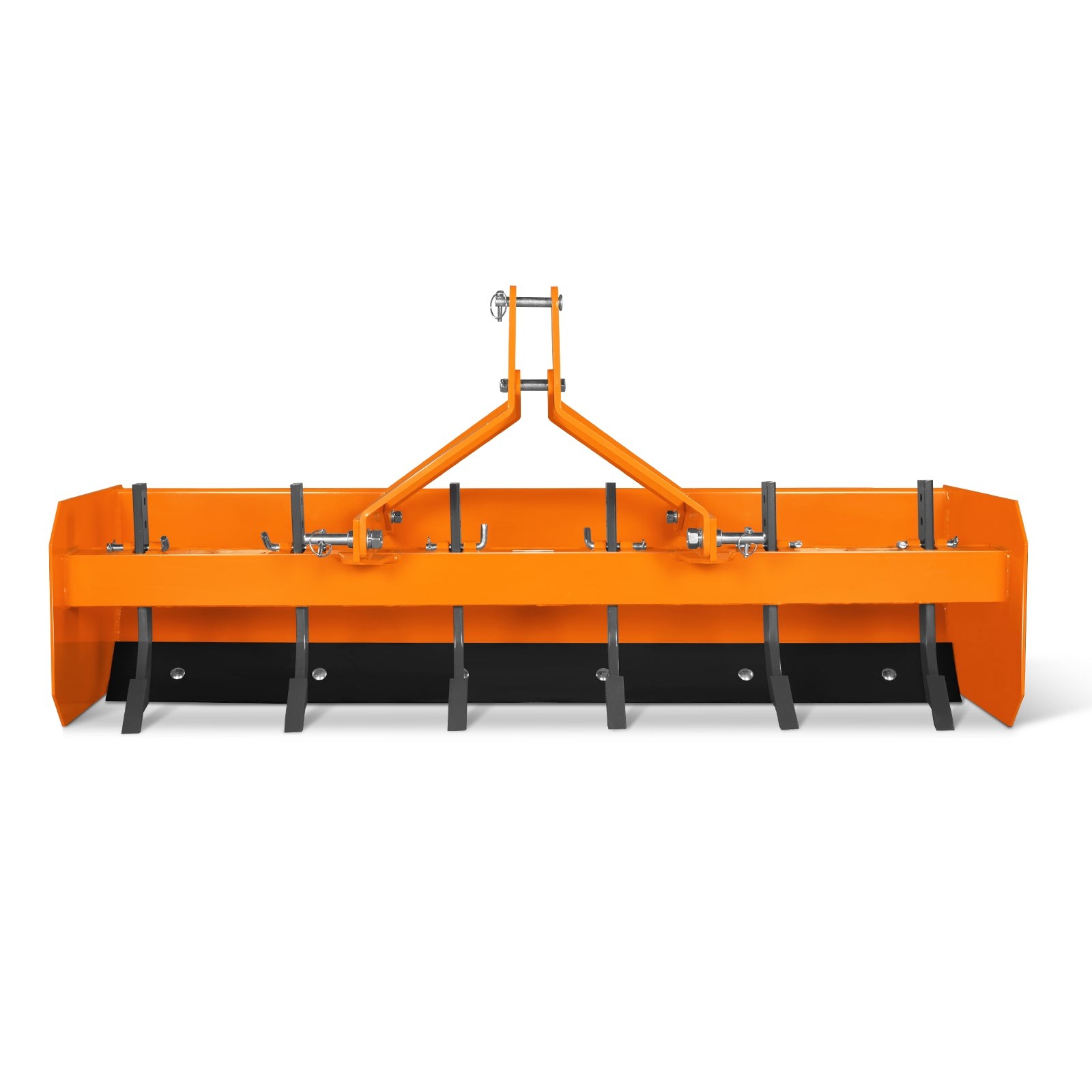 MechMaxx 72″ Tractor Box Blade Scraper Attachment 3 Point Hitch 20HP-50HP, BB72