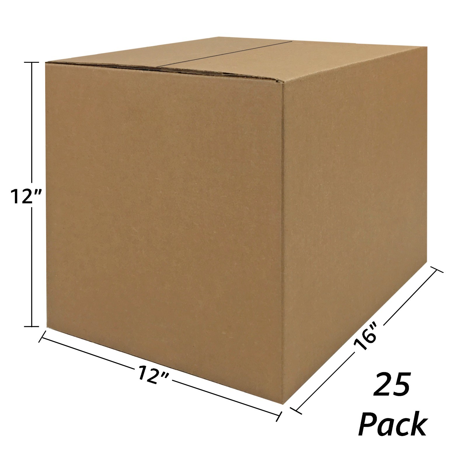 UOFFICE Corrugated Boxes 16 x 12 x 12″ Bundle of 25 Shipping Boxes