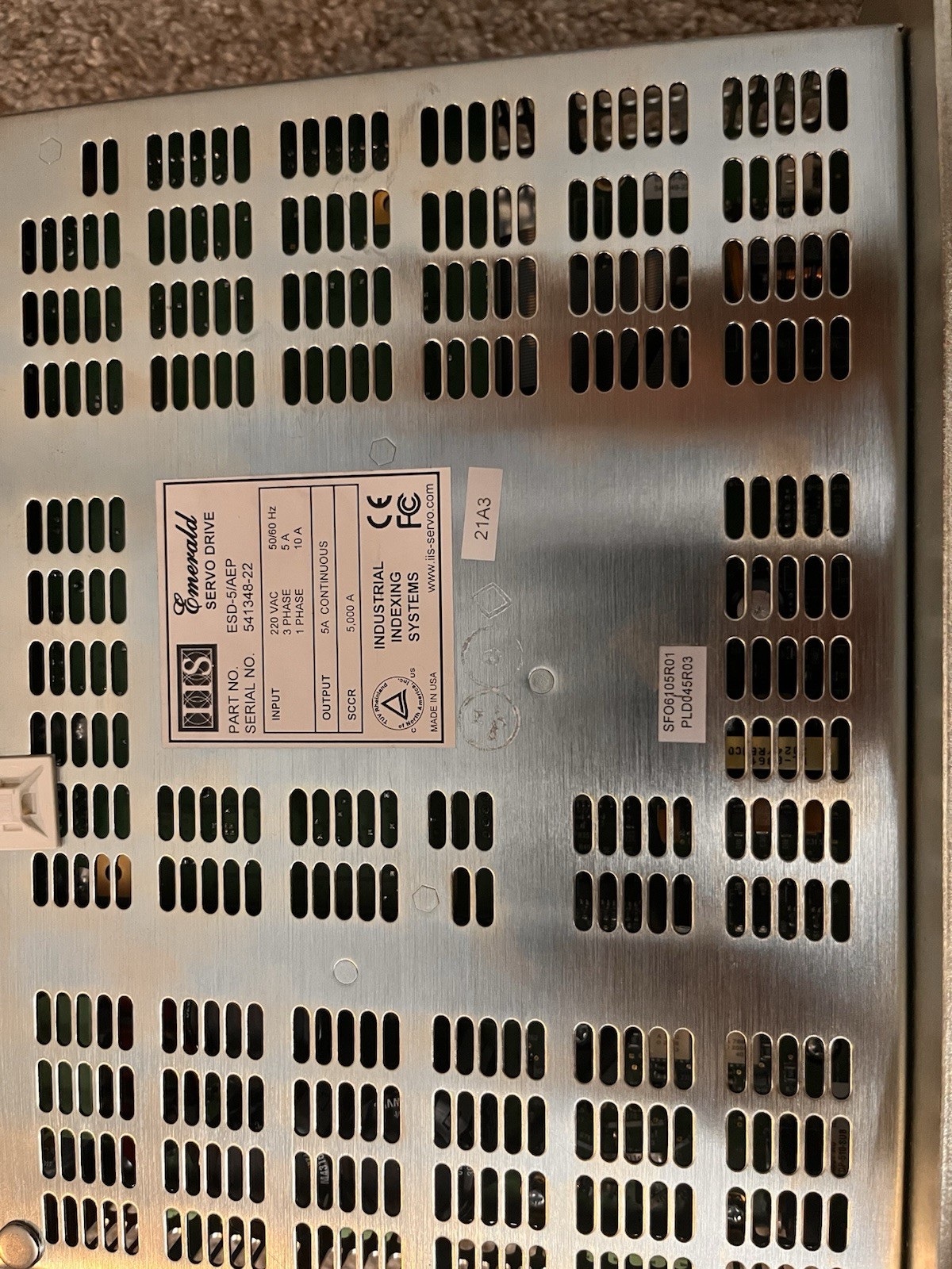 IIS ESD-5/AEP Emerald Servo Drive – Input 220VAC 50/60HZ Output 5A