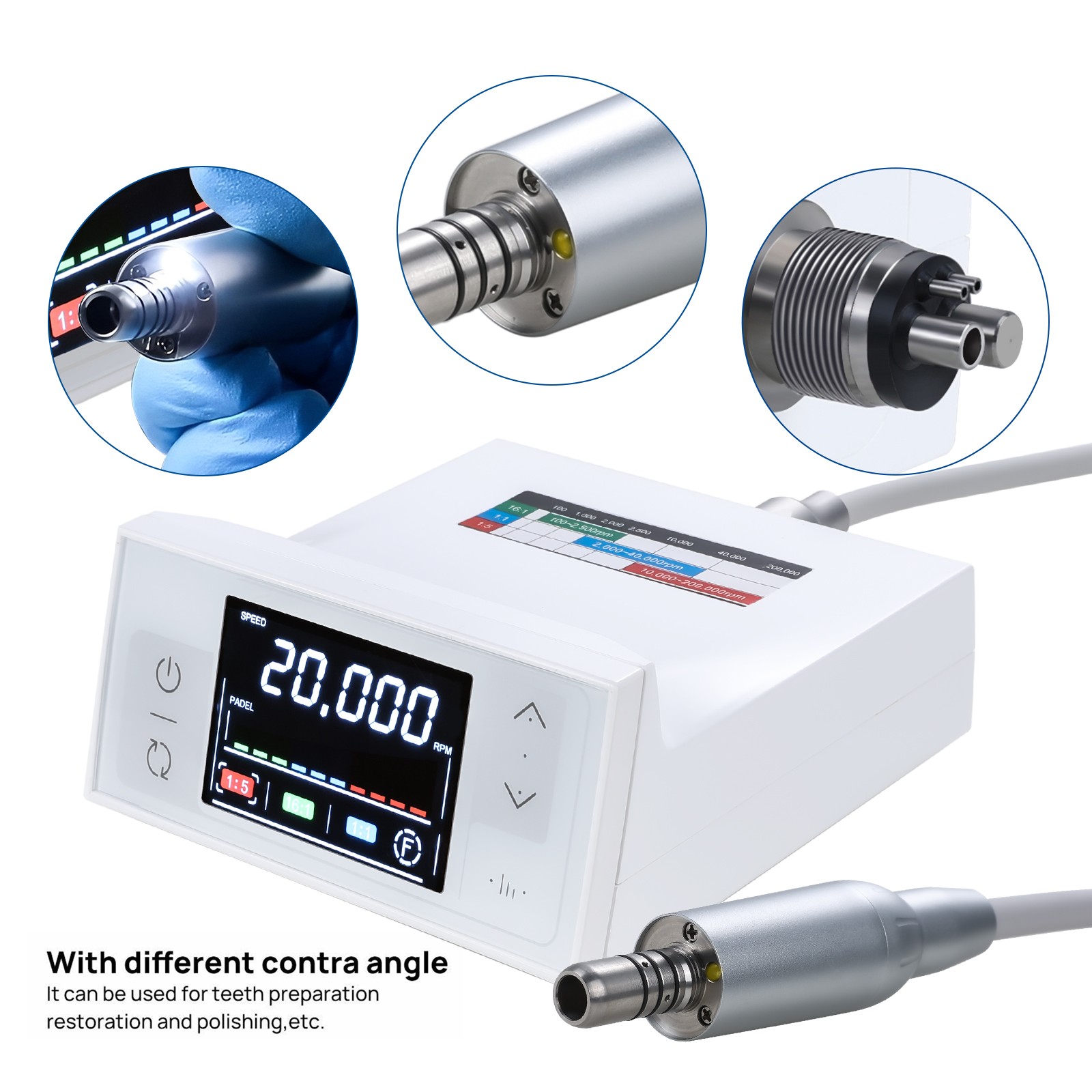 Dental Electronic LED Brushless Electric micro motor