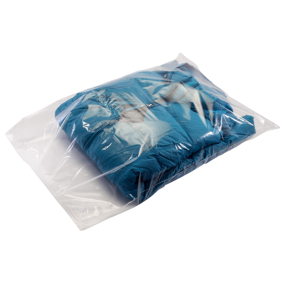 1″x2″ to 12″x12″ Plastics 2mil Lay-Flat Hi-Clear Open Top End 2 Mil Poly Bags