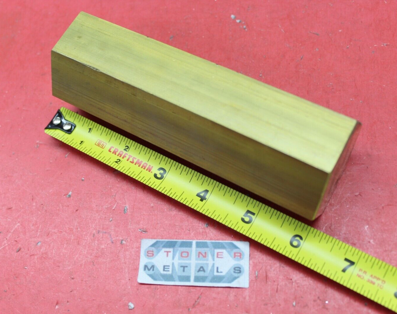 1-7/8″ C360 BRASS HEX BAR 6″ long Lathe Bar Stock 1.875″ Hex 1/2 Hard Cut New