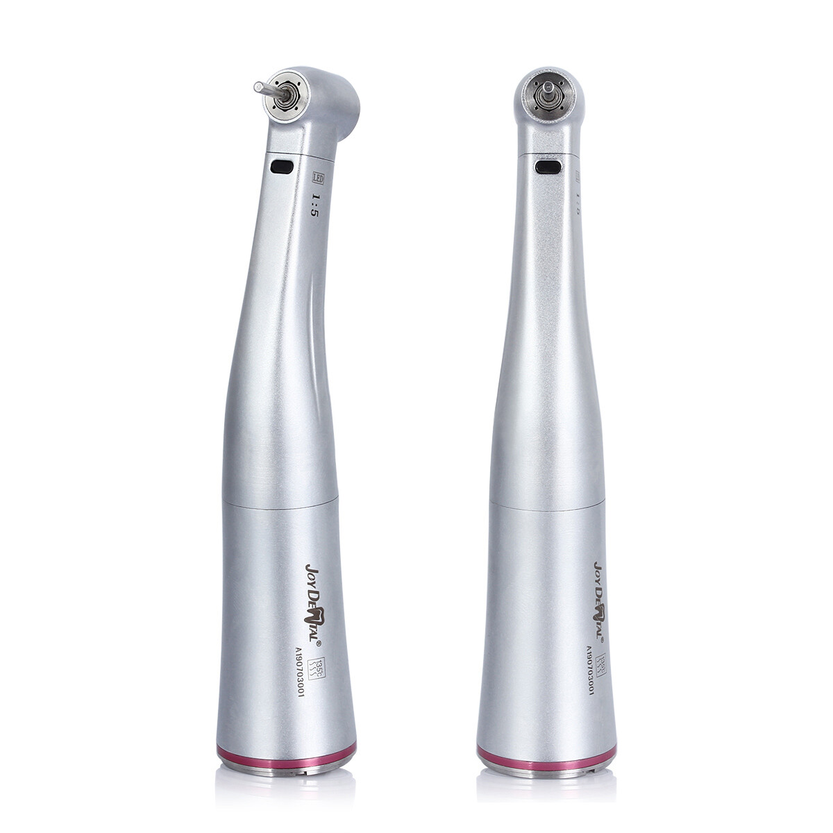 JoyDental 1:5 LED Increasing Contra Angle Handpiece Push 4Spray For Motor