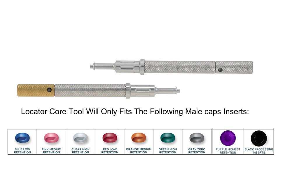 US Dental Zest Locator Legacy Core Tool Universal Implant Male Cap Insertio Tool