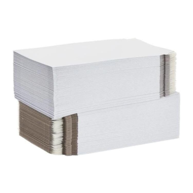 100 – 6×8 White Rigid Stay Flats Self-Seal Cardboard Envelope Mailers 6″x8″