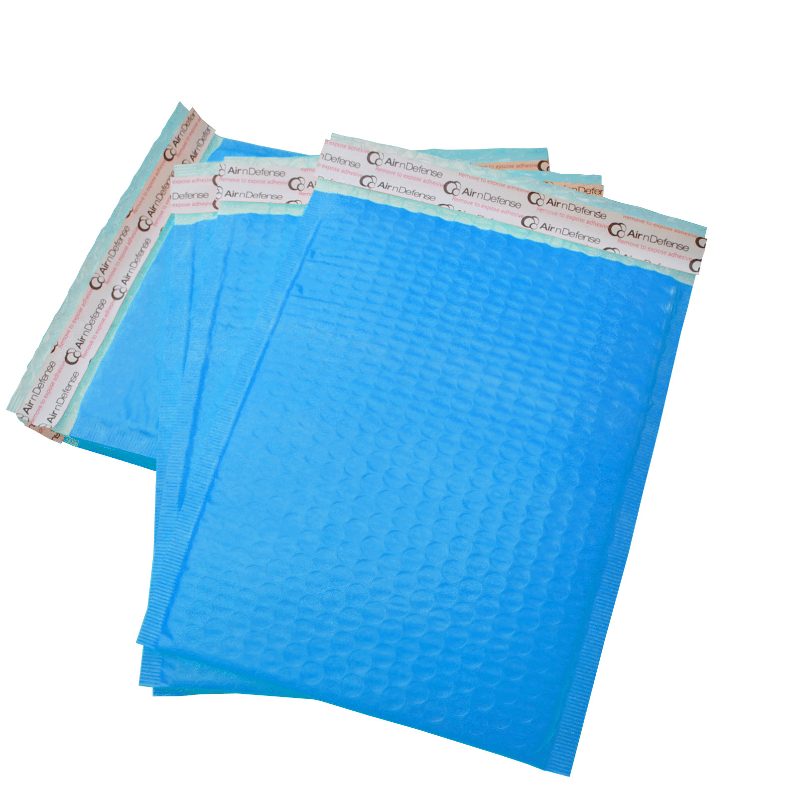 AirnDefense 200 #2 8.5X12″ Blue Poly Bubble Mailers Shipping Padded Envelope