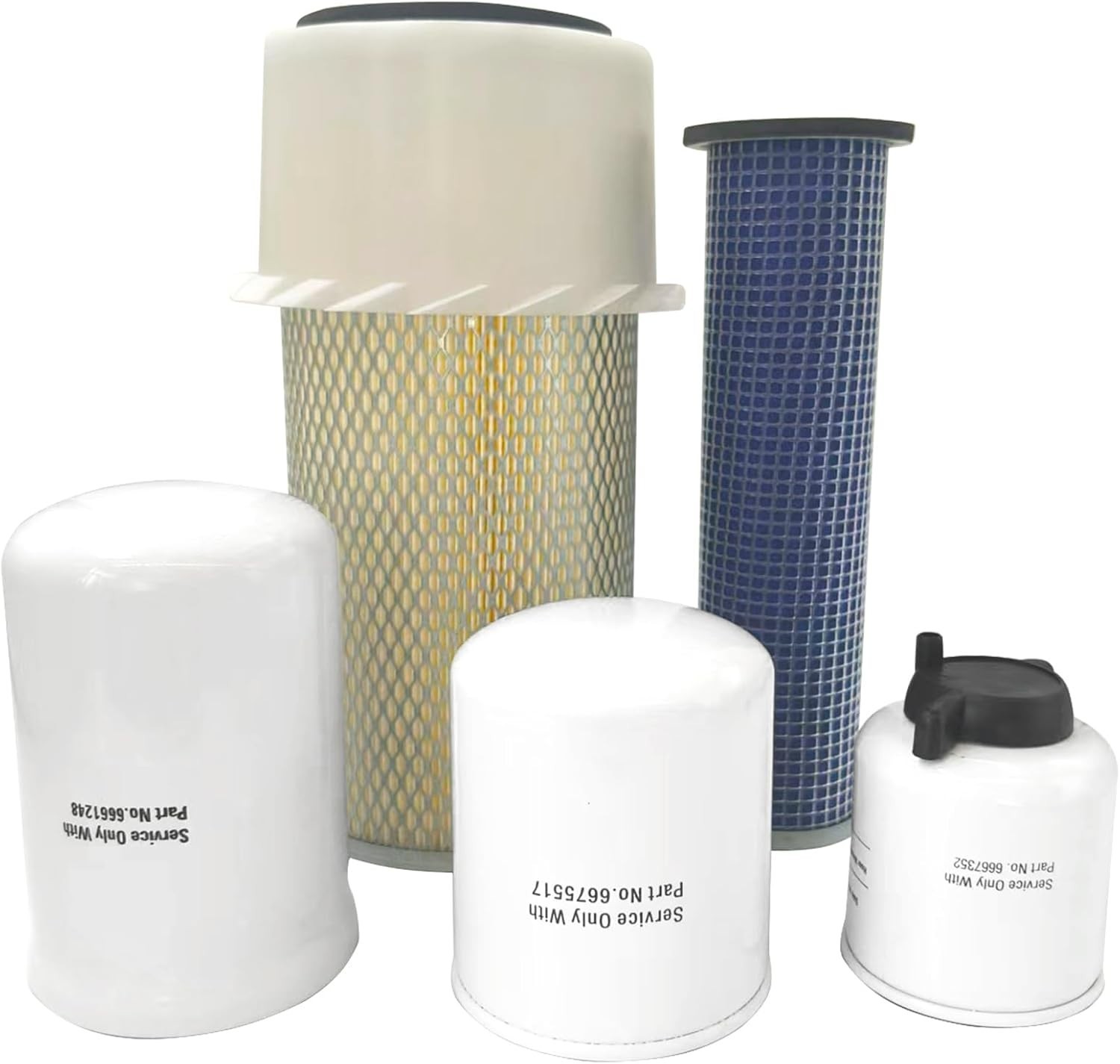 Filter Kit for Bobcat Skid Steer Loaders 751, 753, 763, S130-S205