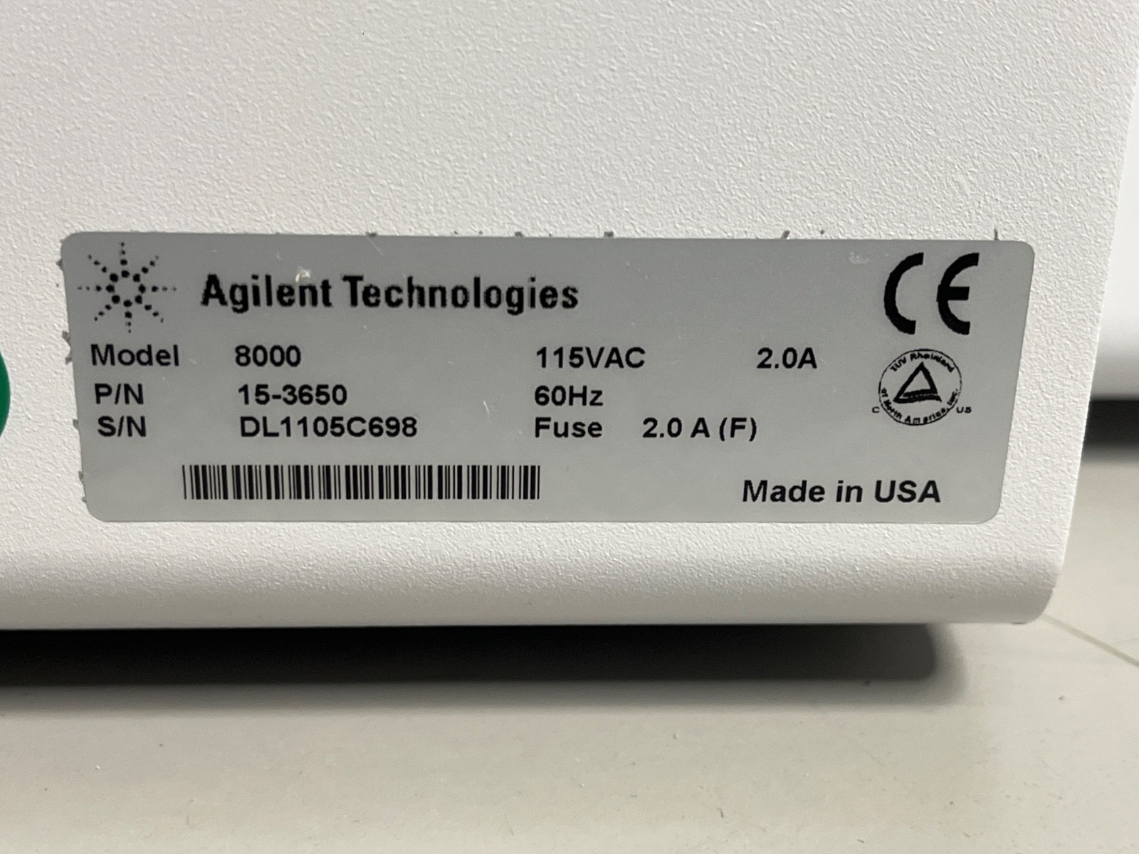 Agilent 8000 Dissolution Sampling Station 15-3650 Automated Lab Sampler