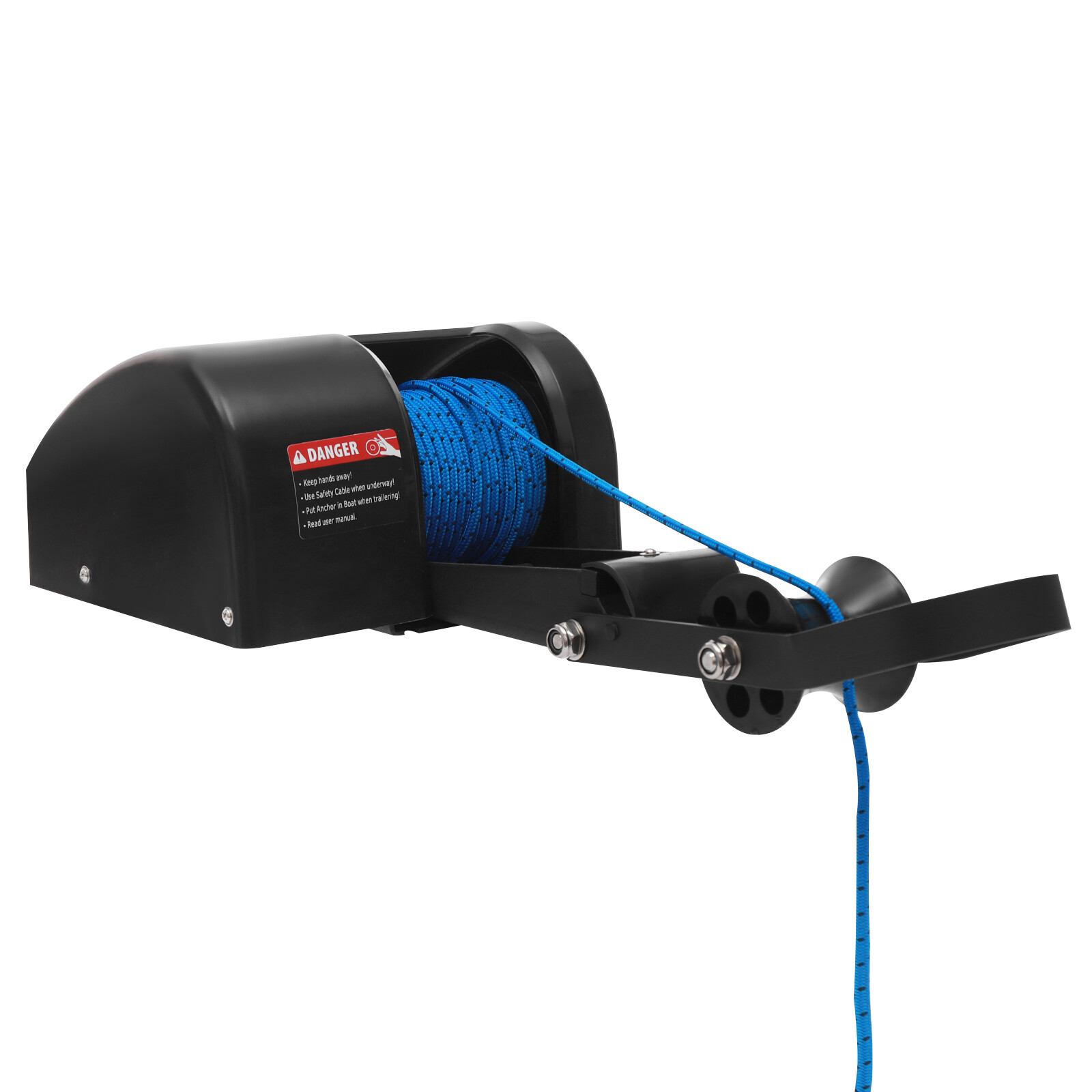 35lbs Electric Anchor Winch with Roller & Remote Control for Boat Marine Winch