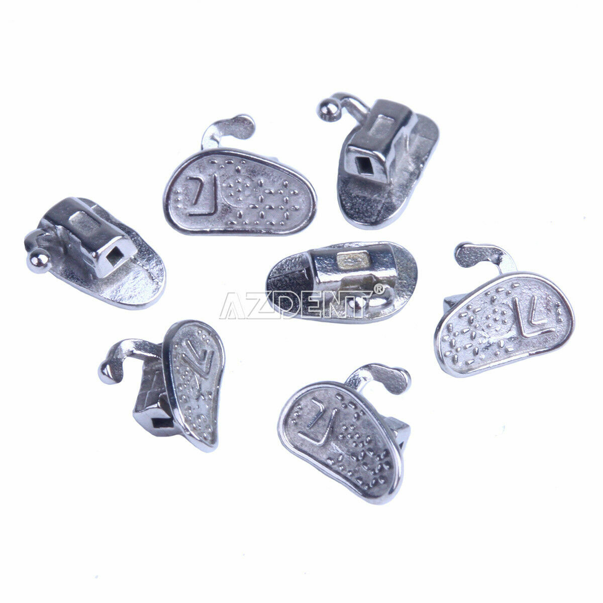Dental Orthodontic Buccal Tubes 1st 2nd Molar Tube Roth MBT 022 Bondable AZDENT