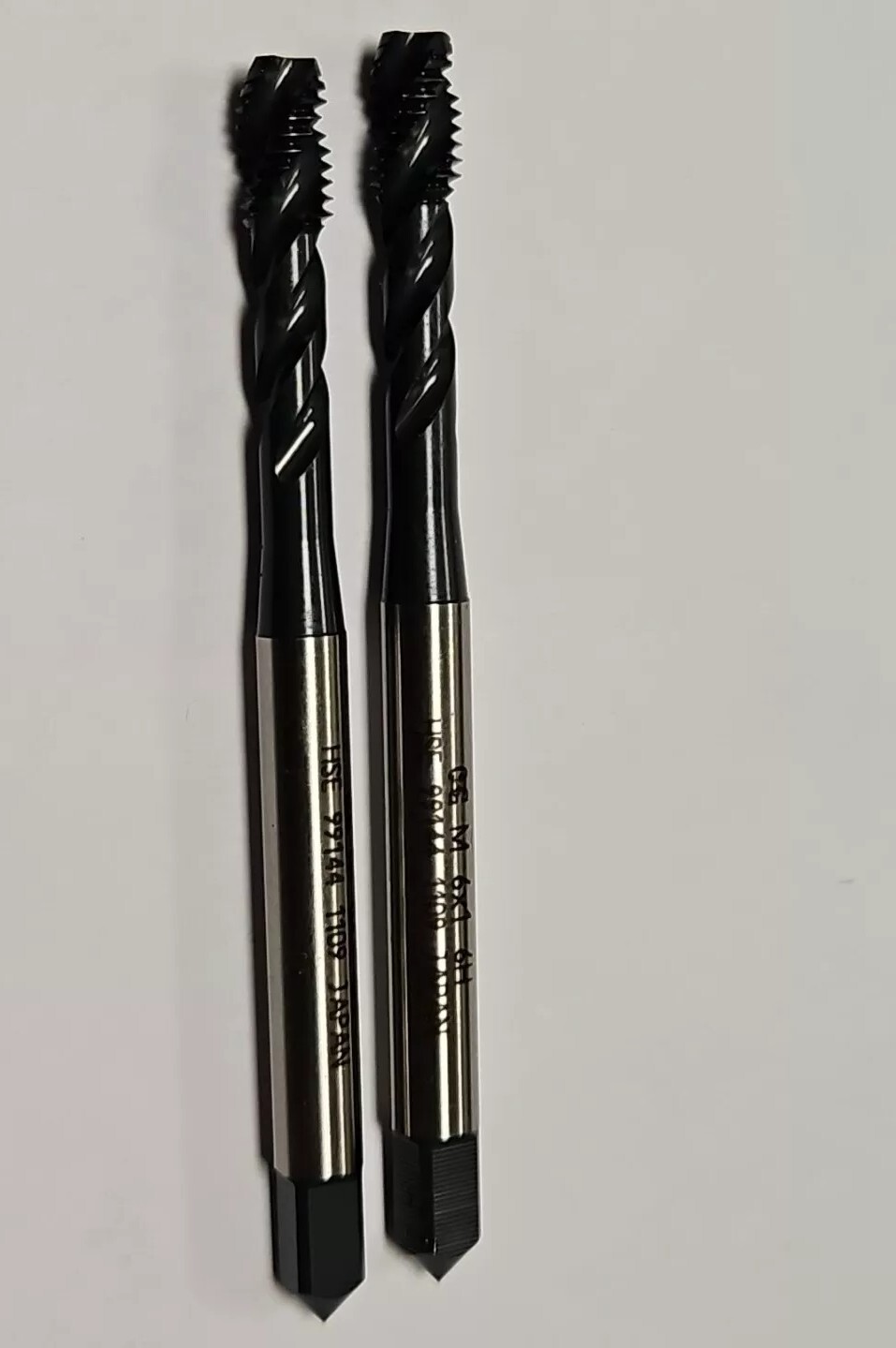 Lot of 2 OSG M6 x 1.0 6H; VA-SFT; Spiral Flute Tap; Steam Oxide; Free Shipping
