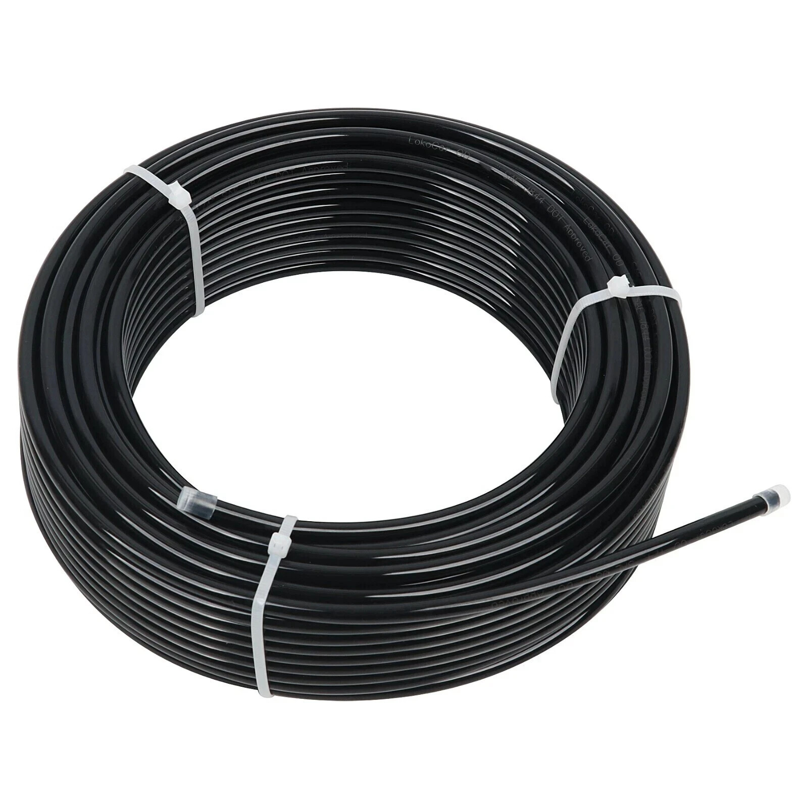 Air Line Tubing Kit 1/4” OD 50ft Nylon Hose 1/4” NPT Push to Connect Fittings