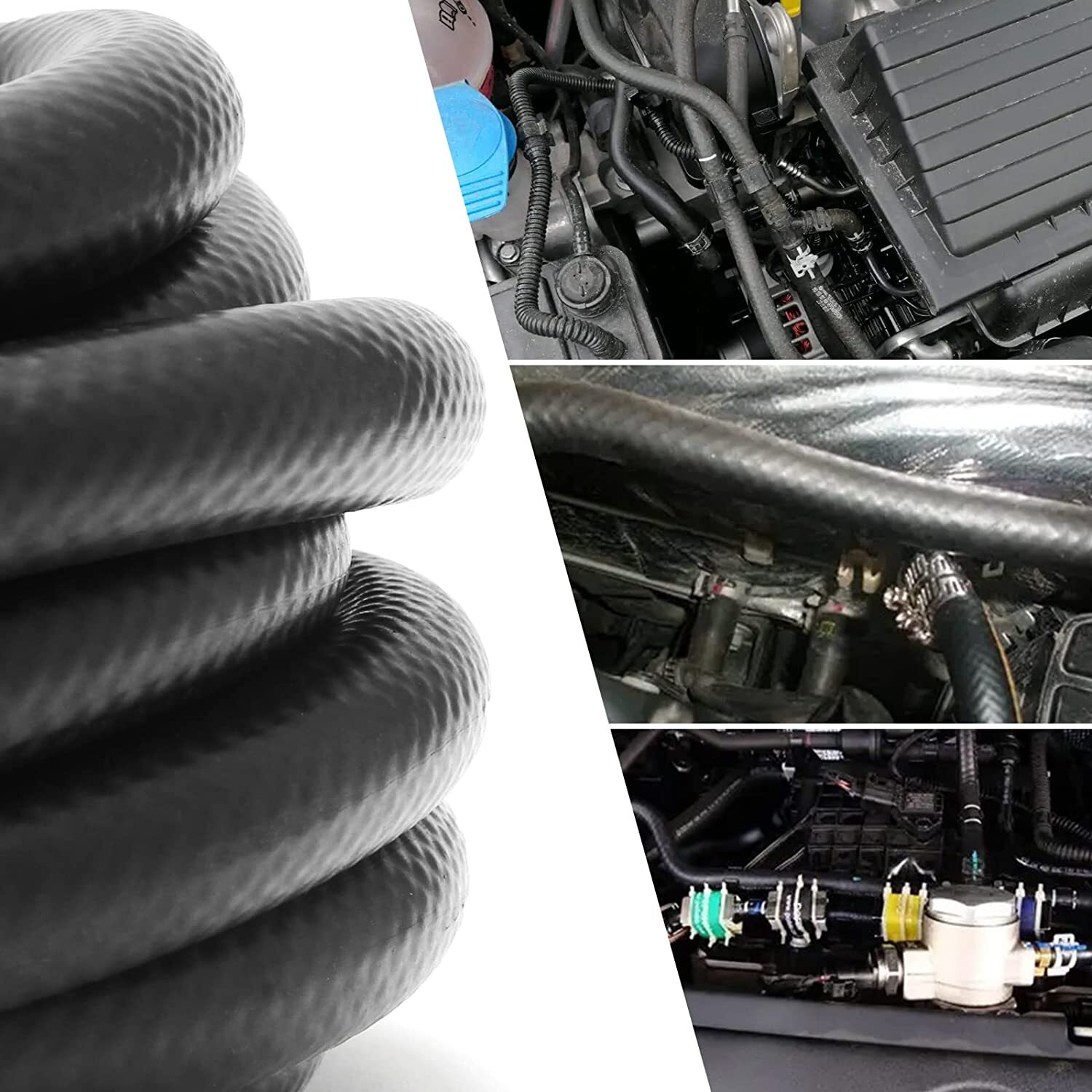 20Ft Rubber Fuel Line 5/16″Tube Petrol Diesel Oil Line Hose Pipe Tubing Breather