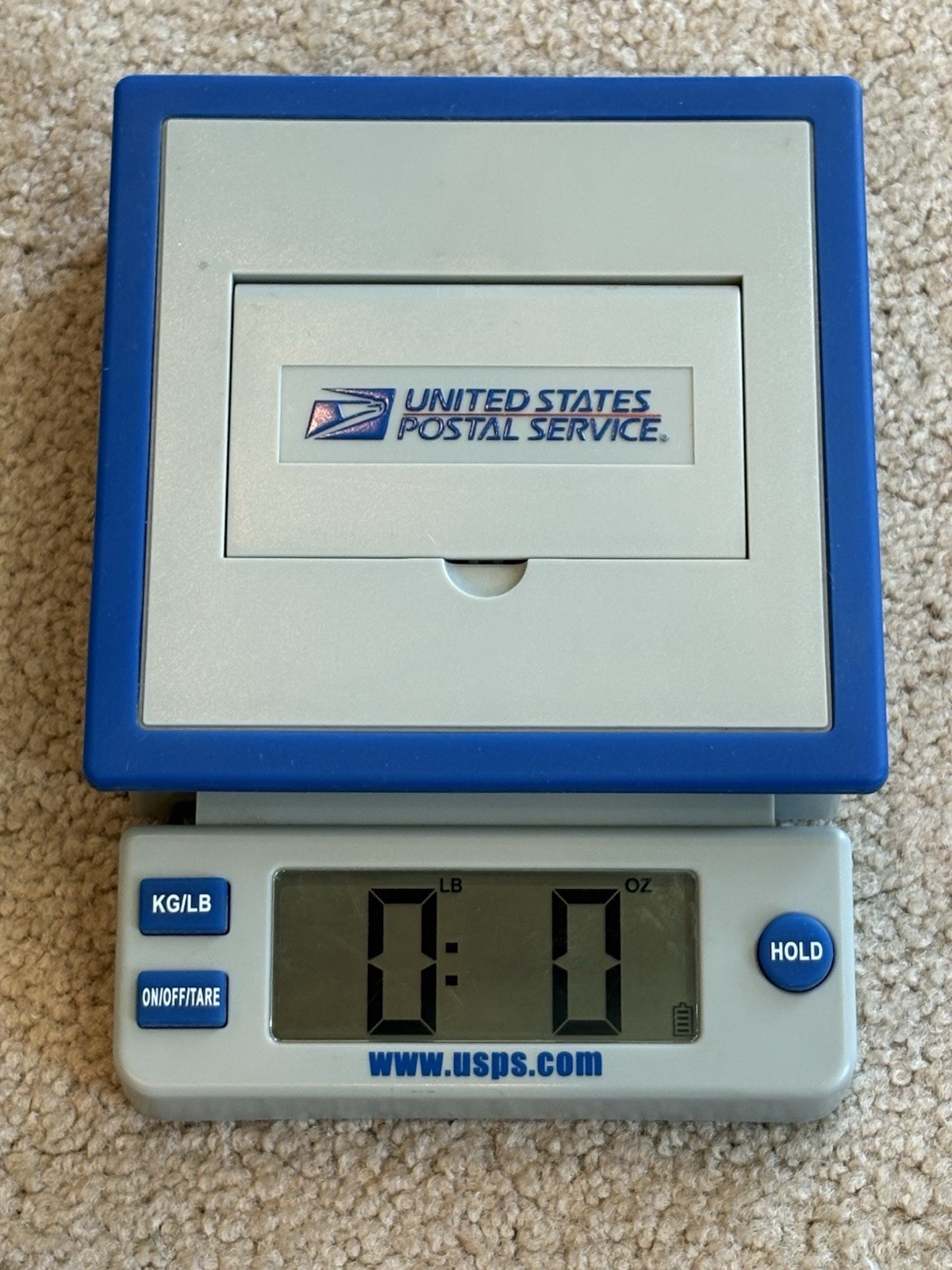 USPS United States Vintage Postal Service 10LB Digital Table Top Scale Tested