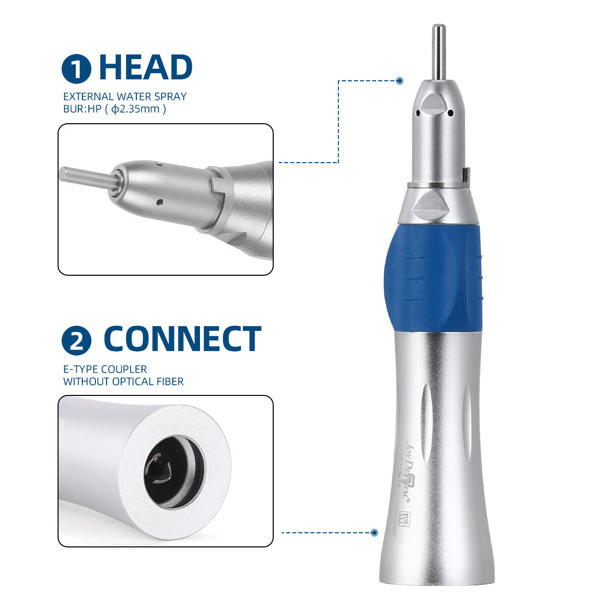 1 Set Estilo Dental 4 Agujero Alta y Baja Velocidad /Kit de Pieza de Mano de