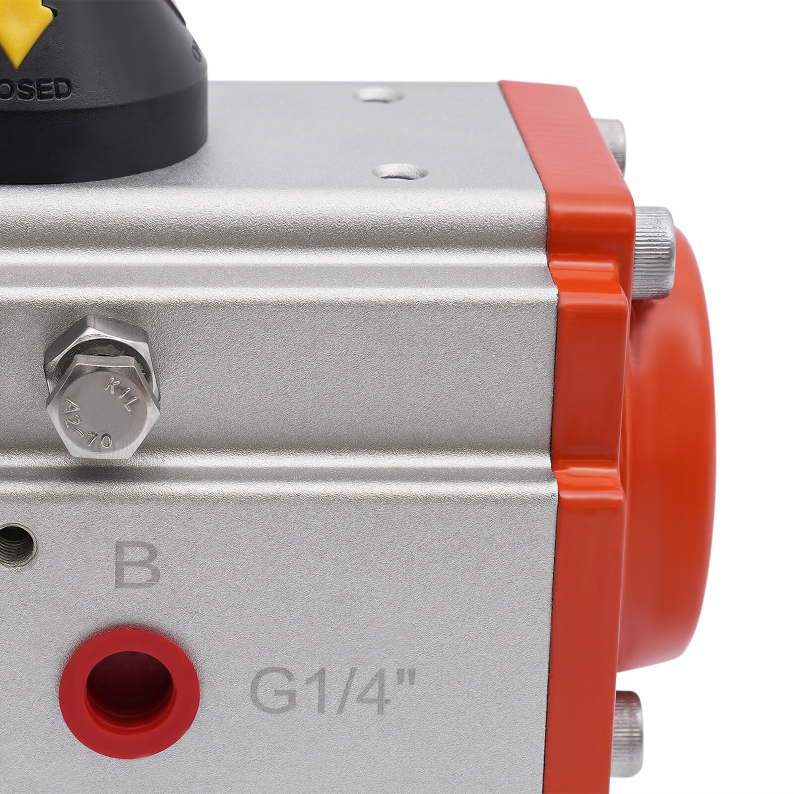 Three way L-port Tri-Clamp Pneumatic Ball Valve 1″ Sanitary Stainless 304 NEW