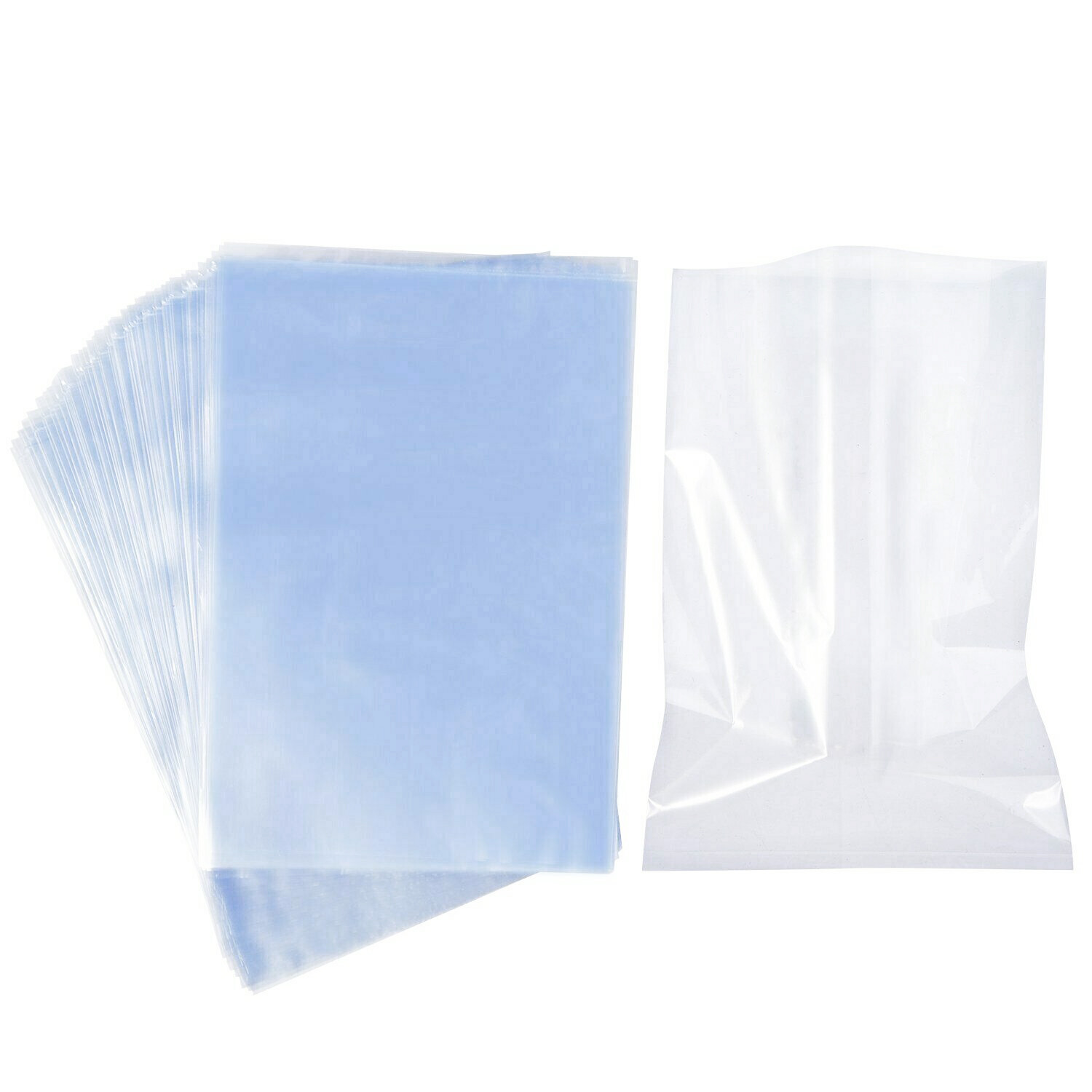 X1000 12″X16″ Clear Heat Shrink Wrap Bags PVC Film Gifts Bottles Candles Packing
