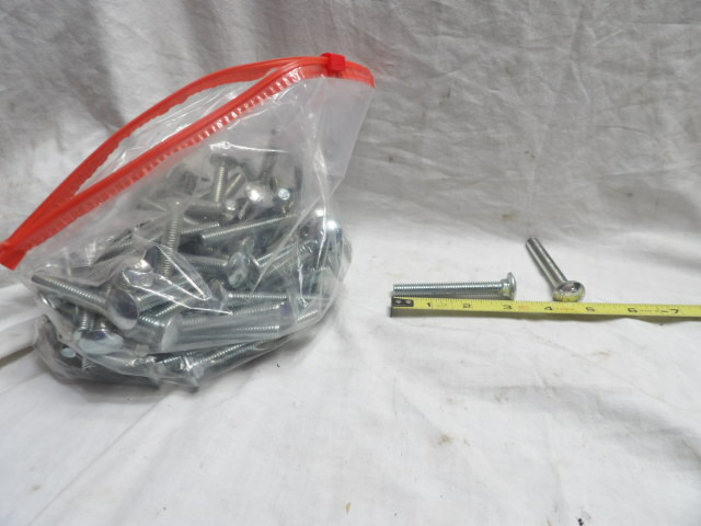Lot of 3/8″-16 X 3″ Carriage Bolts (approx. 8 Pounds)