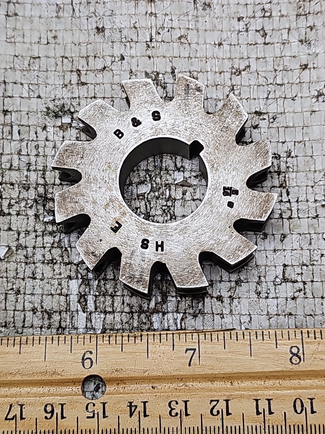 B & S 2.25″ x 5/16″C x 7/8″ Milling Concave Cutter 5/32 Radius 7/8″ ARBOR