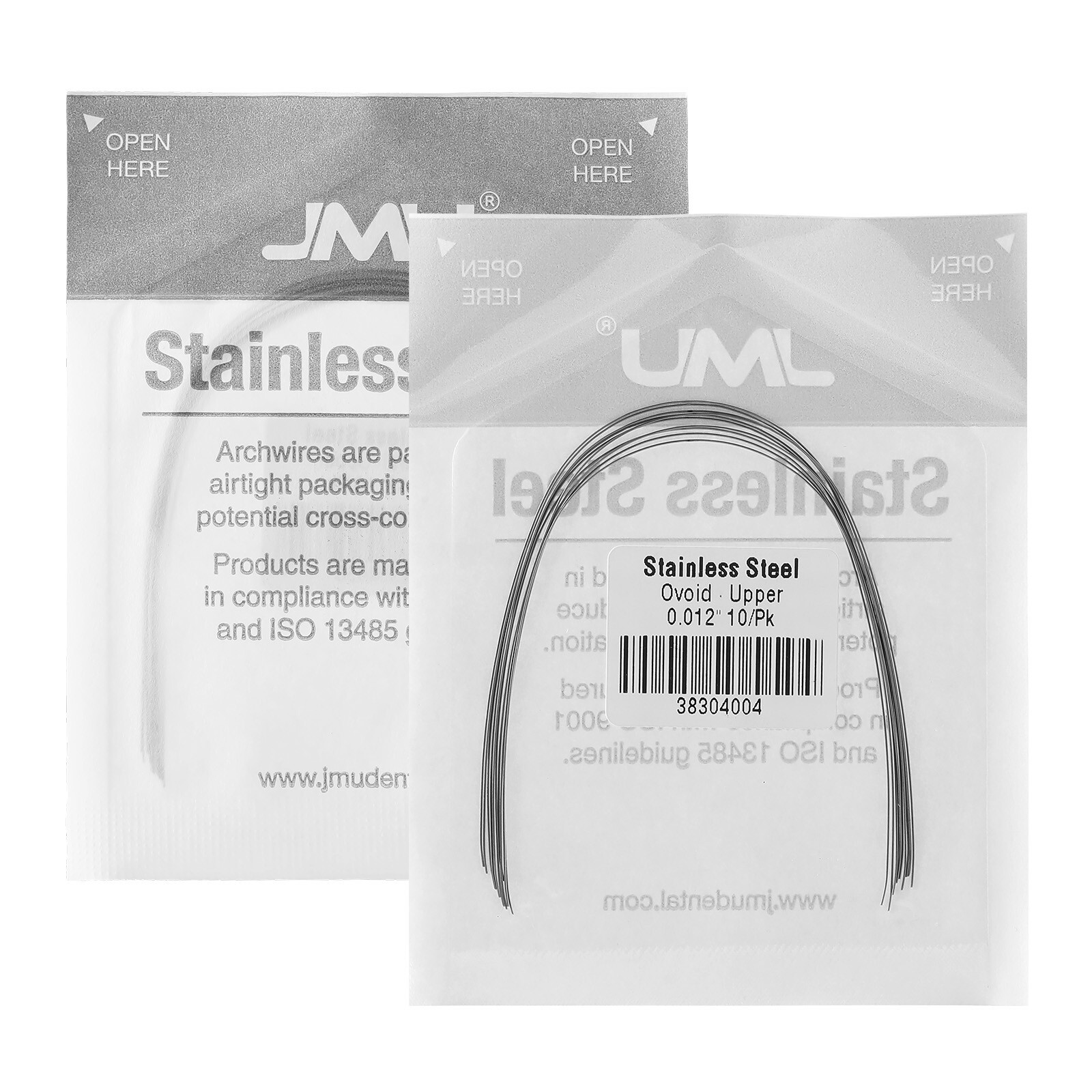 100pcs Dental Orthodontic NITI Arch Wires Ovoid Super Elastic Wire and Brackets