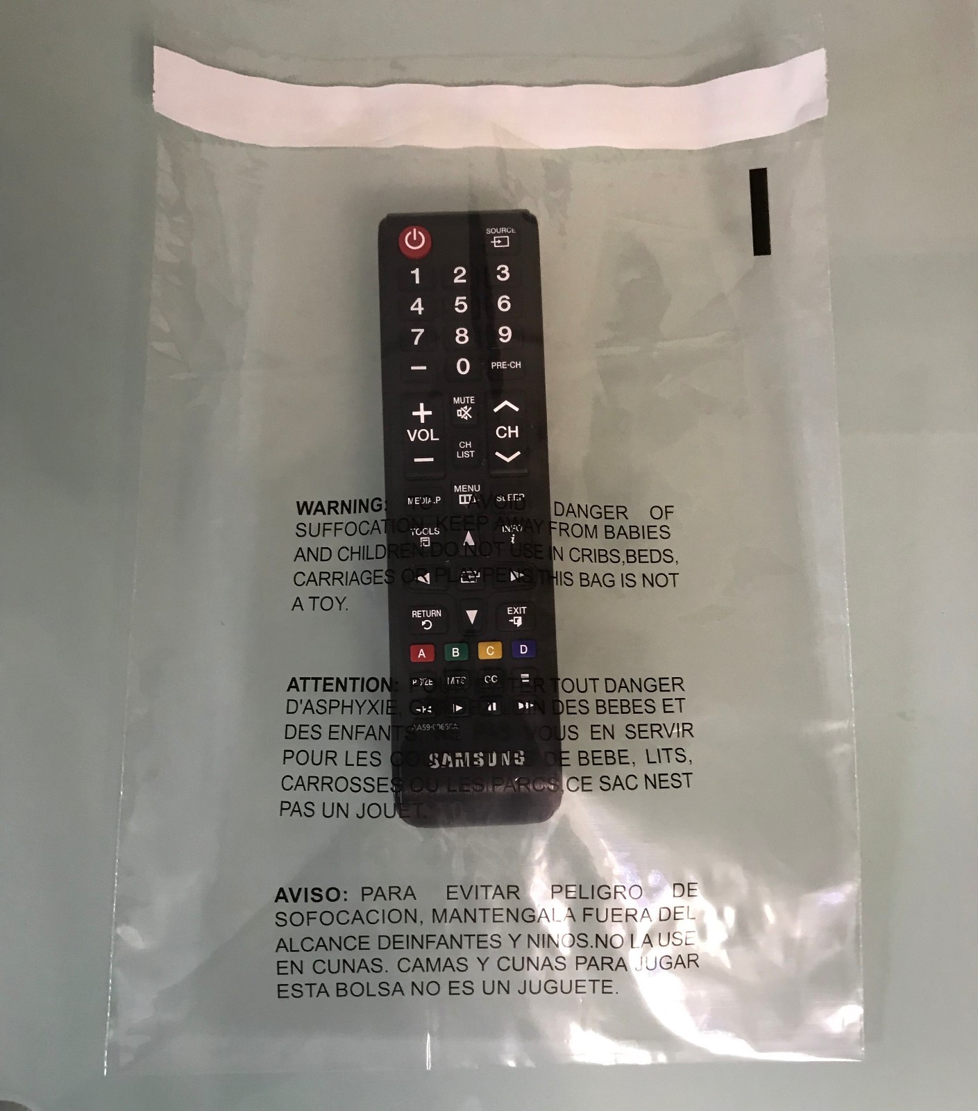 500 10×13 Self Seal Suffocation Warning Clear Poly Bags 1.5 mil -ST ShipMailers