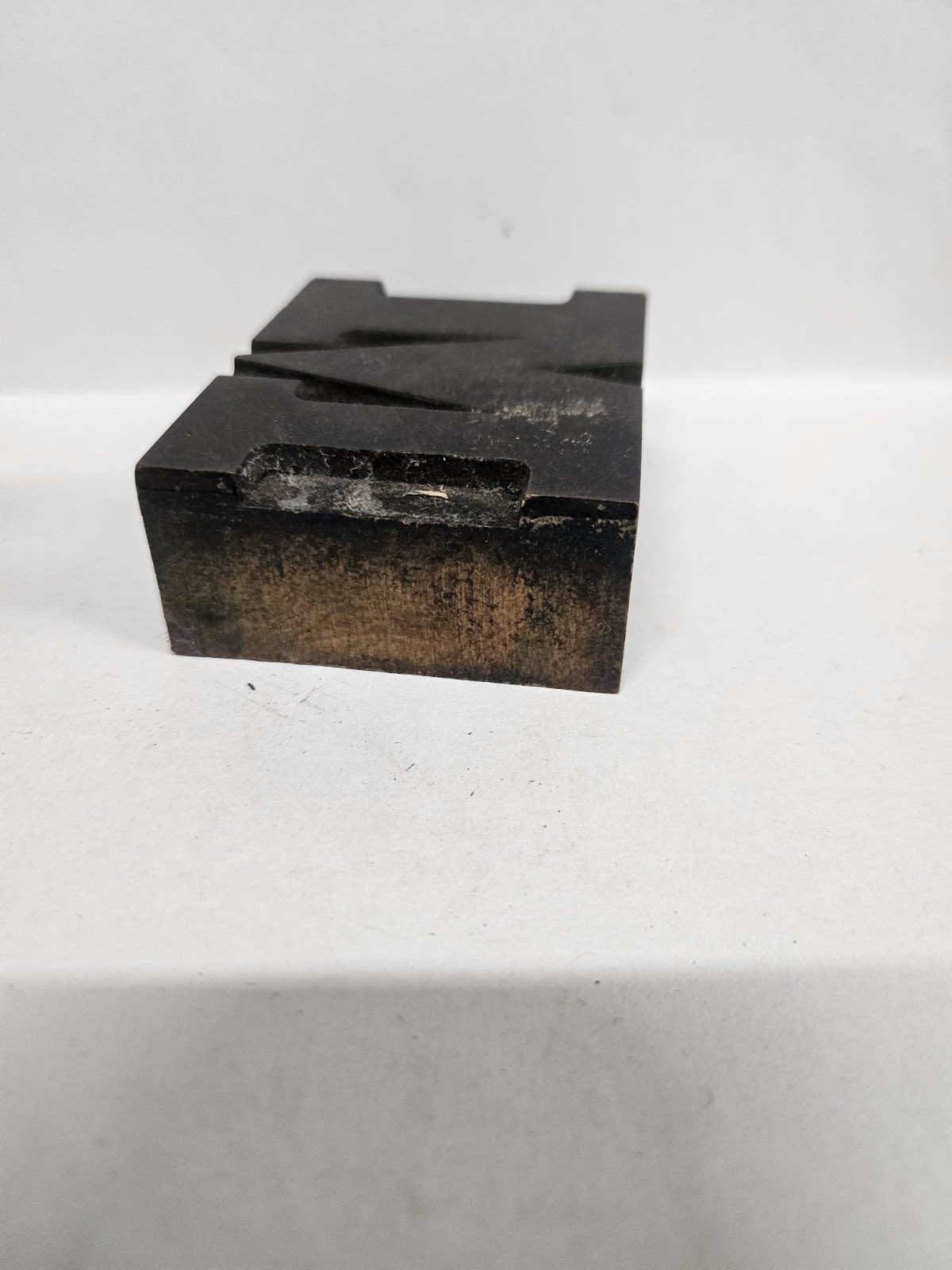 Antique Wood Letterpress Letter M Type Print Block – 2.5′ x 2″
