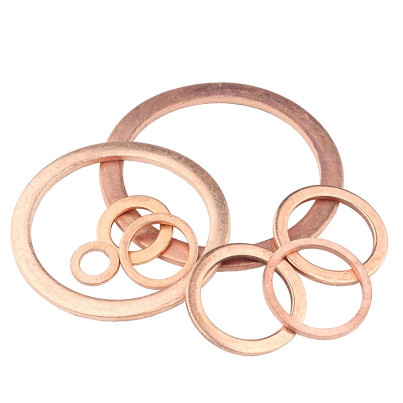 3mm – 60mm Marine Copper Sealing Washers Rings Flat Gasket Metric Various Sizes