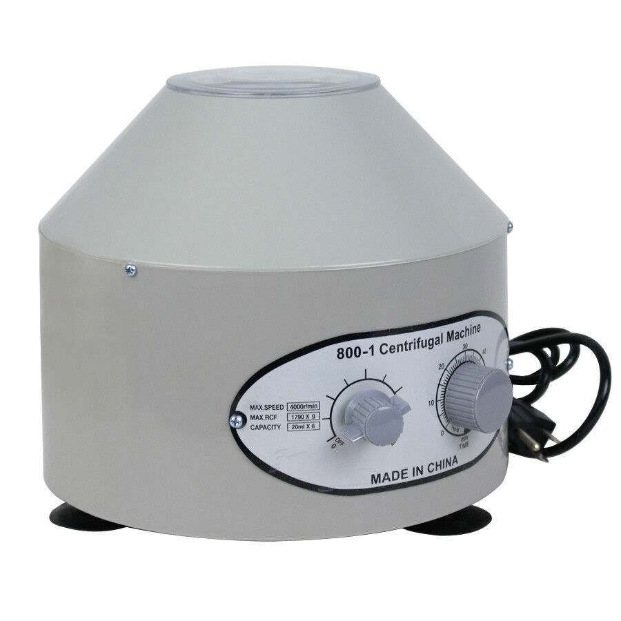 Desktop Electric Centrifuge 4000Rpm Laboratory Medical Practice w/ Timer 800-1