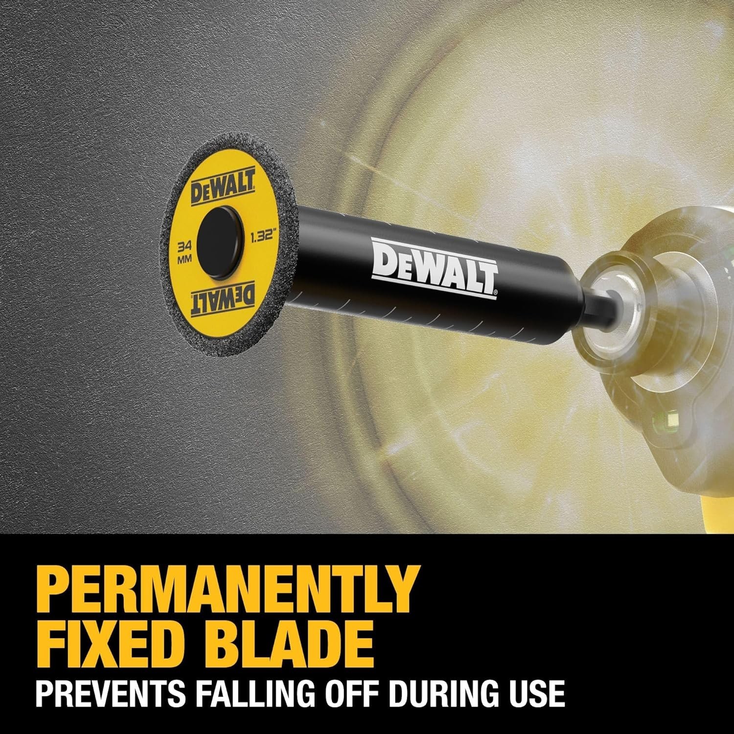 DEWALT Impact Connect Pipe Cutter, PVC Cutter, Diamond Grit Cutting Wheel