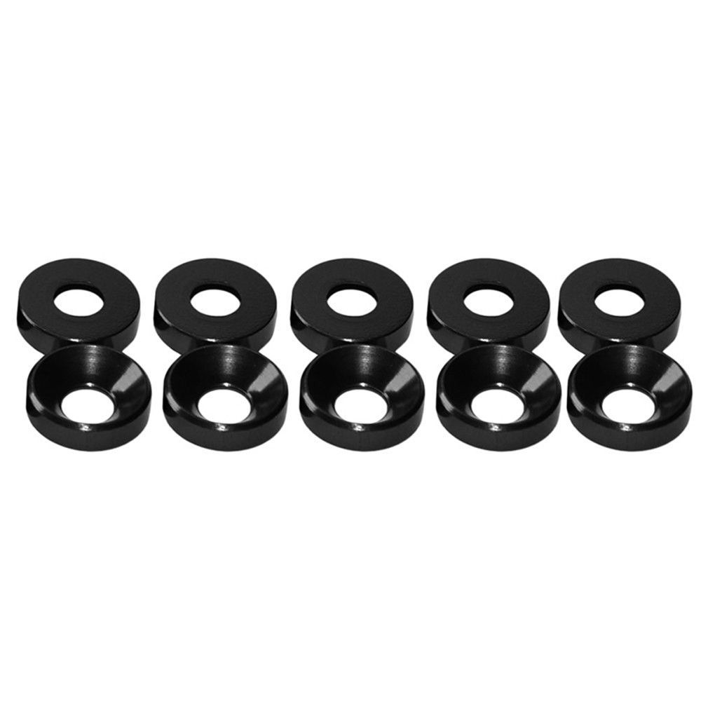 10/20/30x Aluminum Alloy M4 M5 M6 Anodized Countersunk Head Bolt Washers Gasket