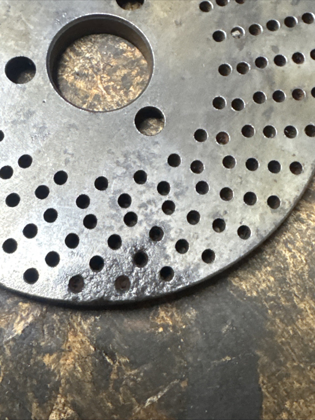 Unknown Dividing Index Plate 3 7/8 Dia 13/16 Bore 1 1/8 Hole Spacing ⬇️
