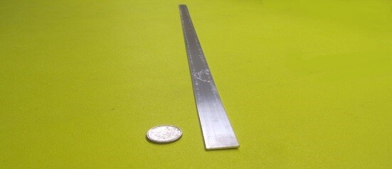 6061 T6 Aluminum Bar, 1/16″ (.062″) Thick x 1.00″ Wide x 36″ Length, 4 pcs