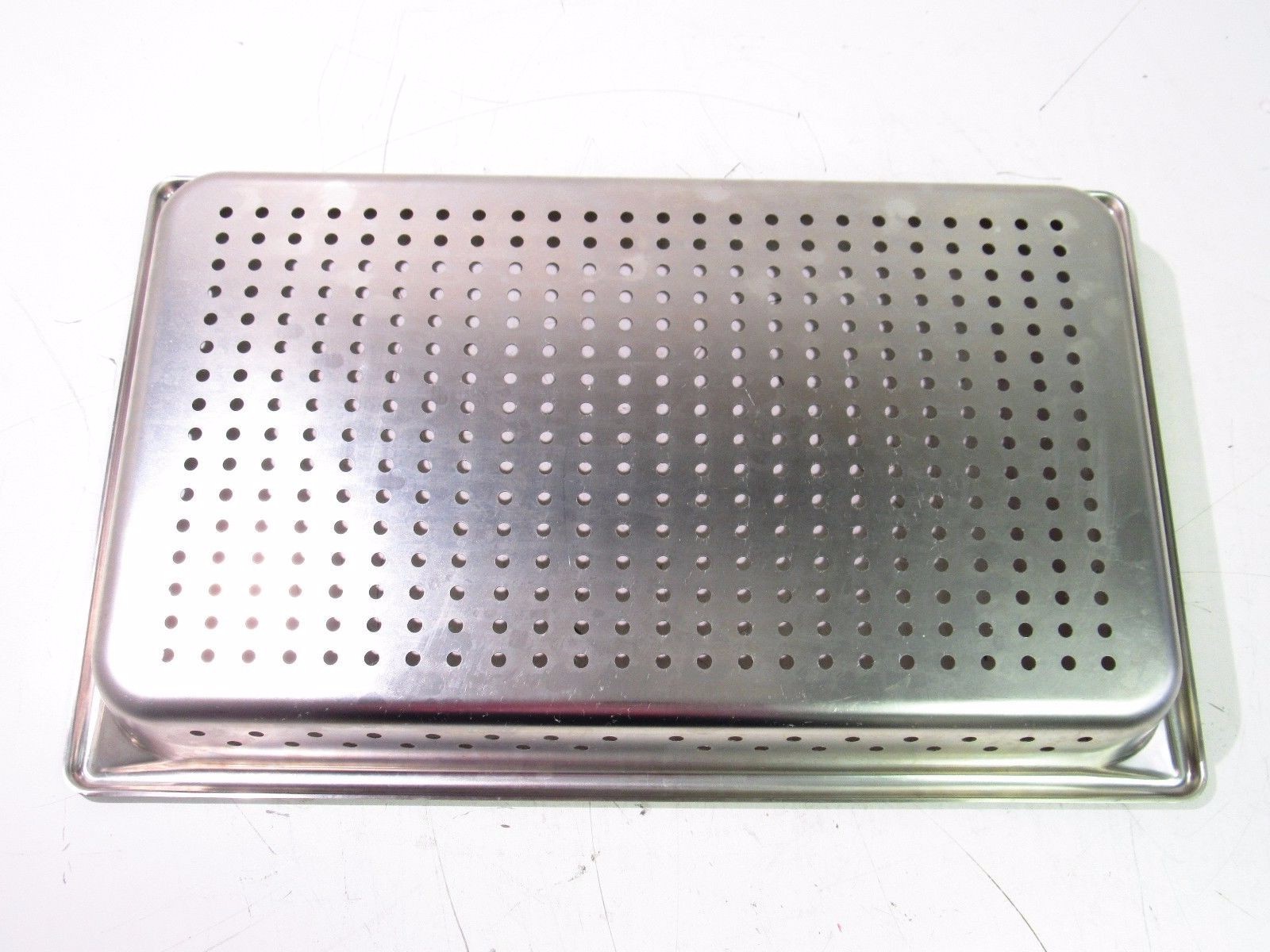 20″ X 12″ X 2-1/2″ STAINLESS STEEL STEAM PAN RECTANGLE PERFORATED FULL SIZE