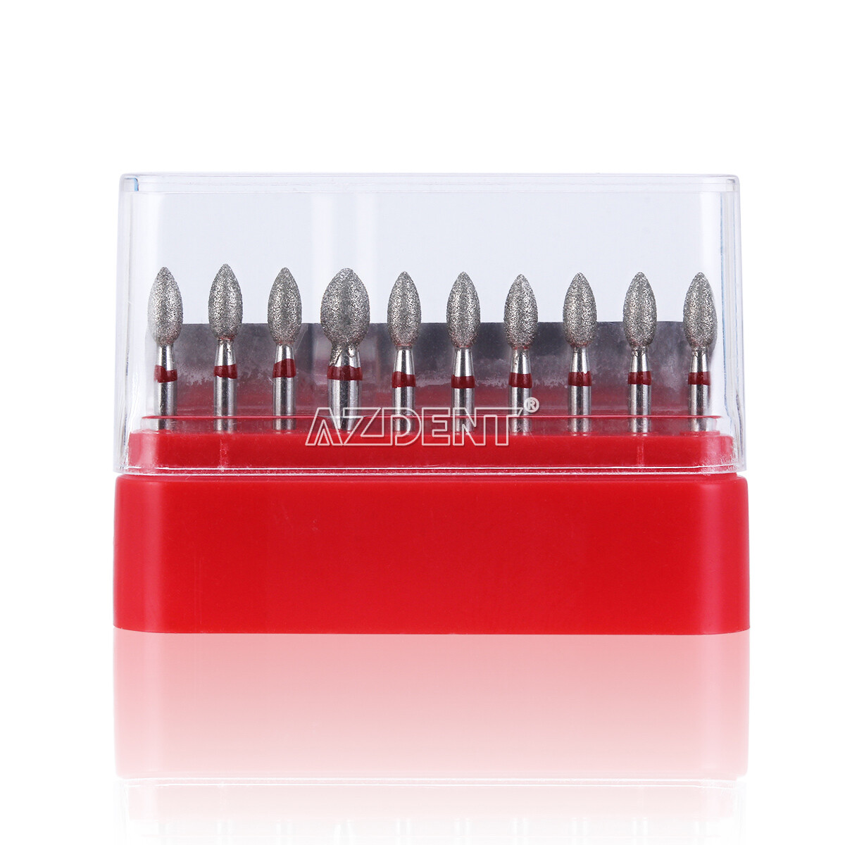 AZDENT fresas dentales de diamante FG futbol grano fino #368-023F 10pcs/kit