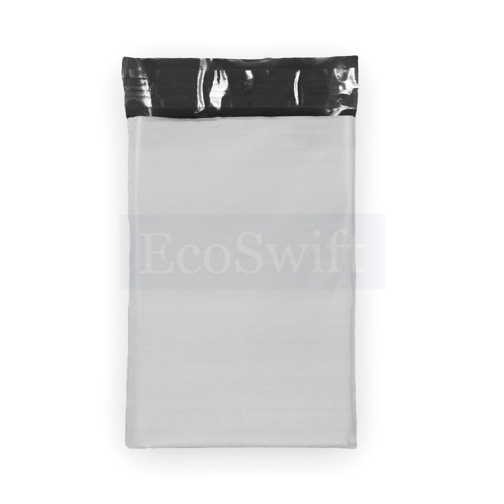 50 7.5 x 10.5 EcoSwift White Poly Mailer Shipping Envelope Self Seal Bags 1.7MIL