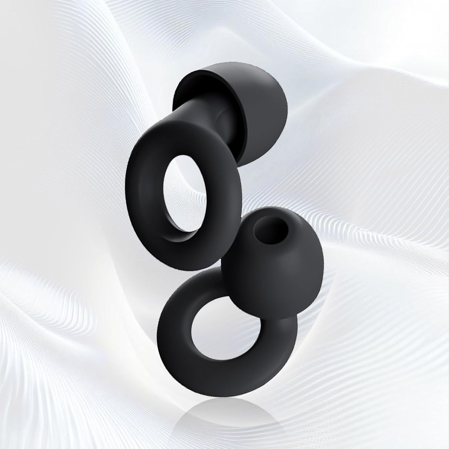 Reusable Silicone Ear Plugs Noise Cancelling Earplugs Protector Study Sleep Swim