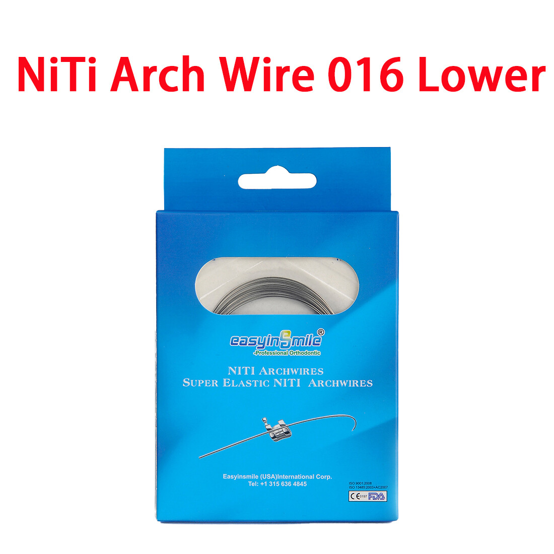 100pcs Dental Orthodontic NITI Arch Wires round natural super elastic Wire 16/20