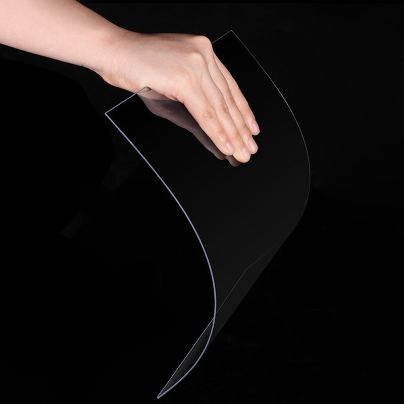 Translucent PVC Plastic Sheet Thin Clear Plastic Panel PVC Plat Thick 0.3mm-2mm