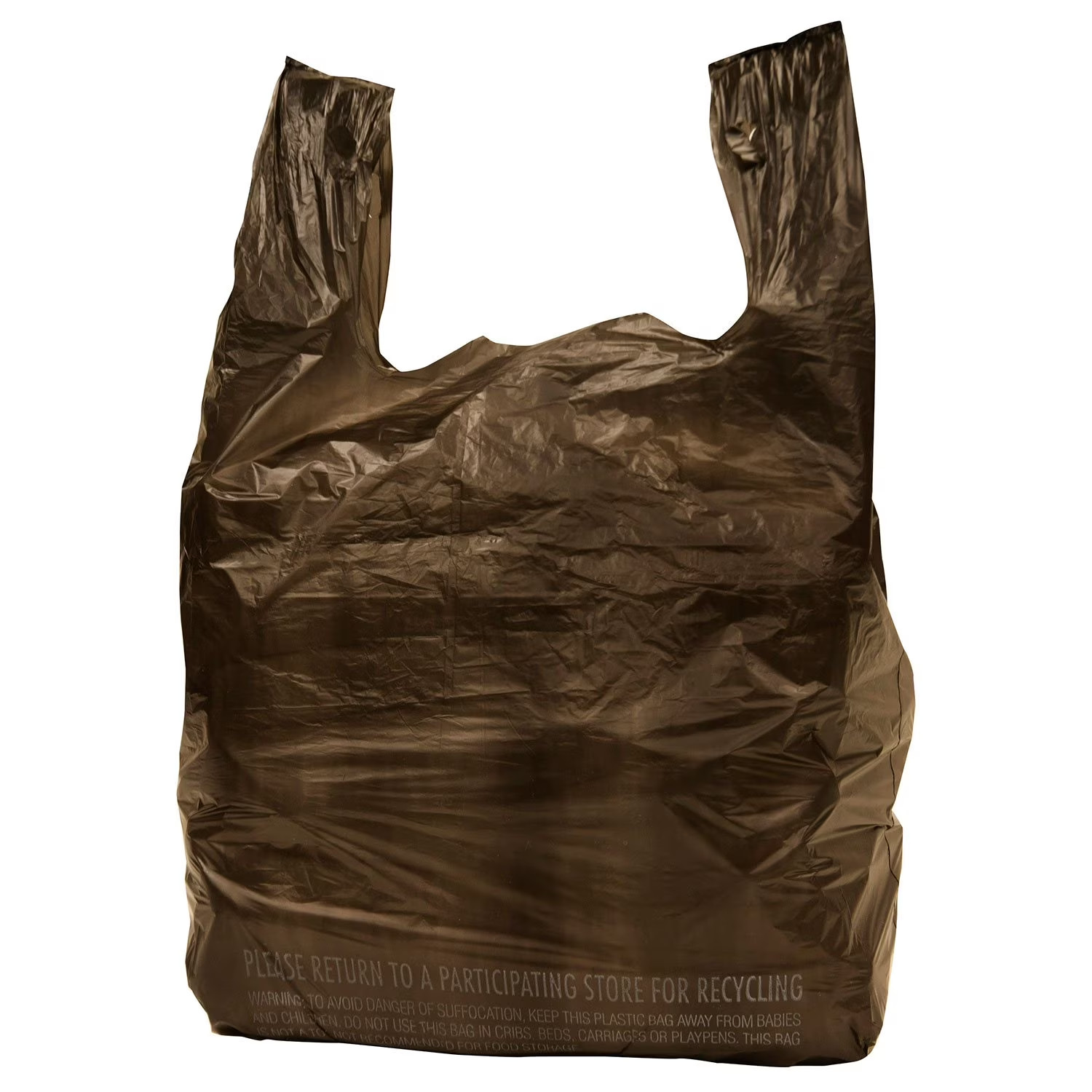 Black T-Shirt Carryout Bags, 11.5″ x 6.5″ x 22″ 1000 ct.
