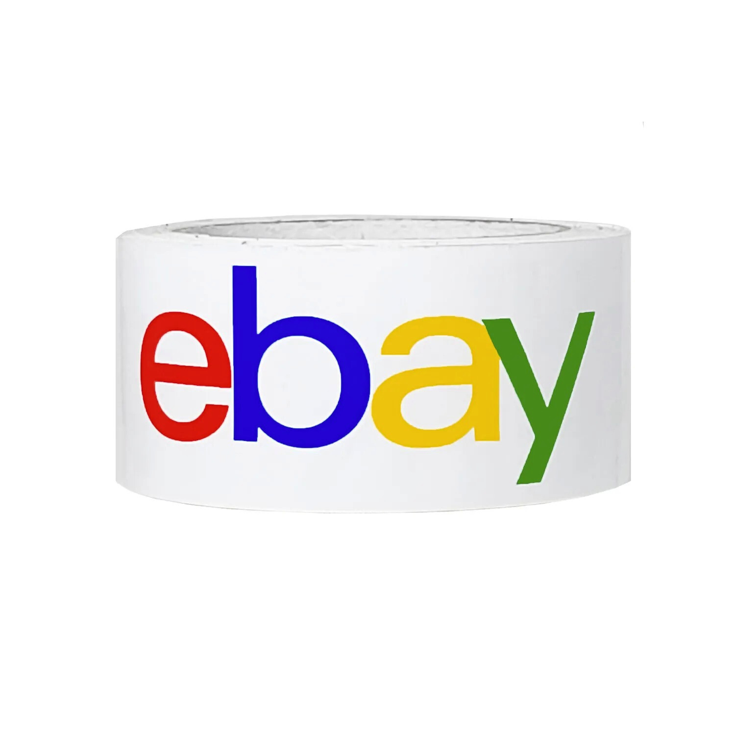 Lot 12 6 Rolls eBAY Sealing Packaging Tape Color Logo 2″ 75 Yards Shipping