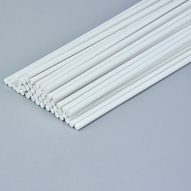 ABS Round Bar Dia 1/2/3/4/5/6mm Styrene Plastic Strips Rod Plasticard 250mm Long