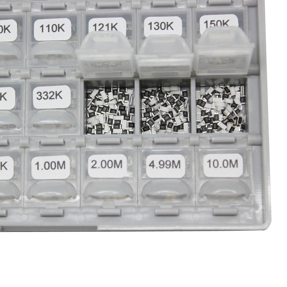 AideTek 1206 Size SMD SMT 1% Sample Resistor Kits 144 Values 100PCS R1206 USA
