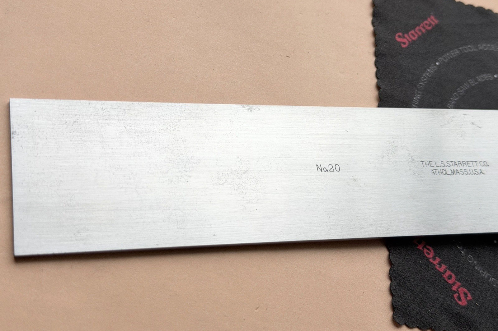 STARRETT No. 20-12 12” Master Precision Square W/Straight Edges. “USA Made”